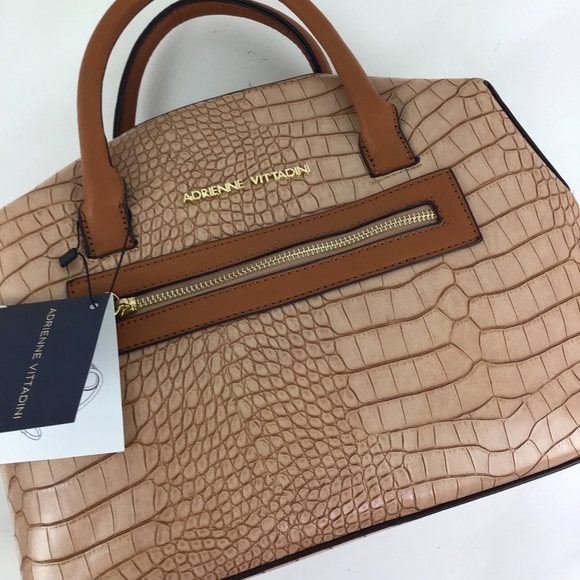 ADRIENNE VITTADINI | Croco Satchel Natural - Picture 5 of 16